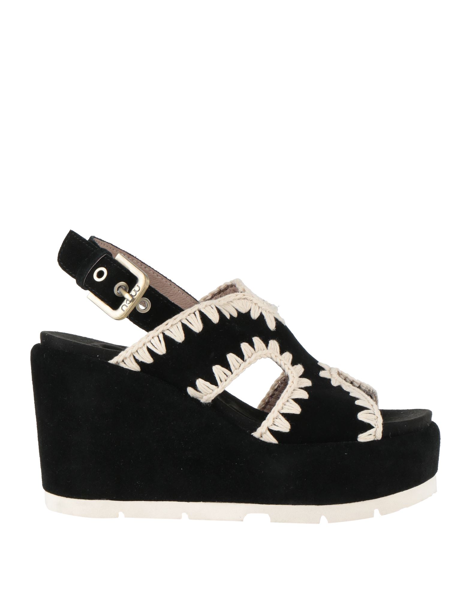 MOU Sandale Damen Schwarz von MOU