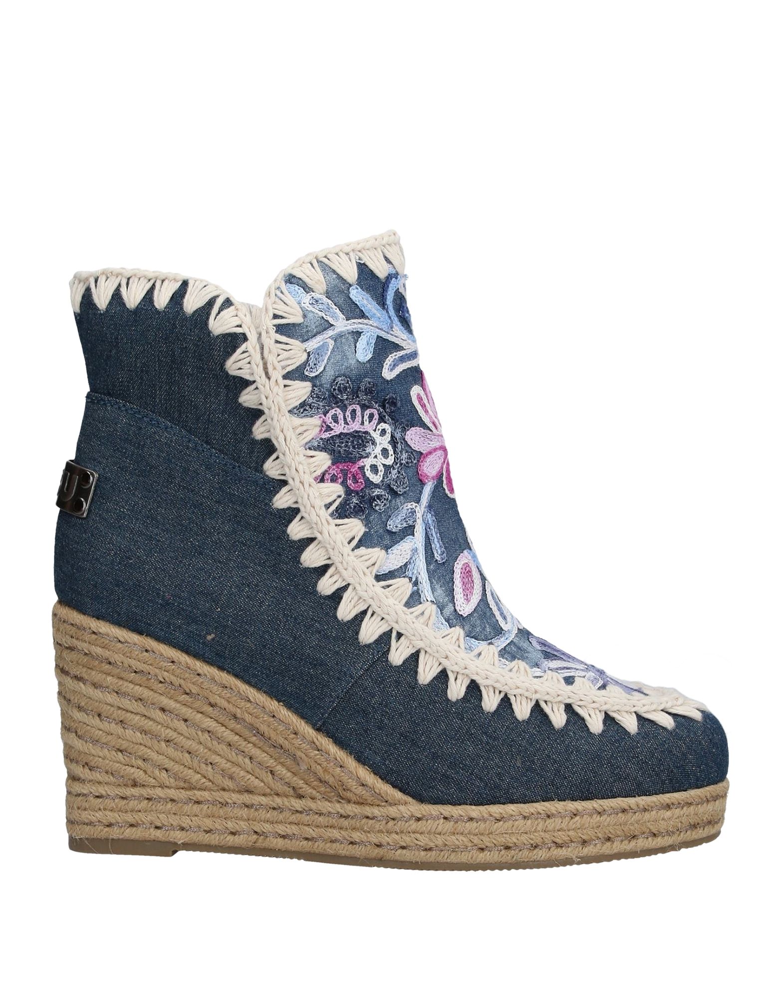 MOU Stiefelette Damen Blau von MOU