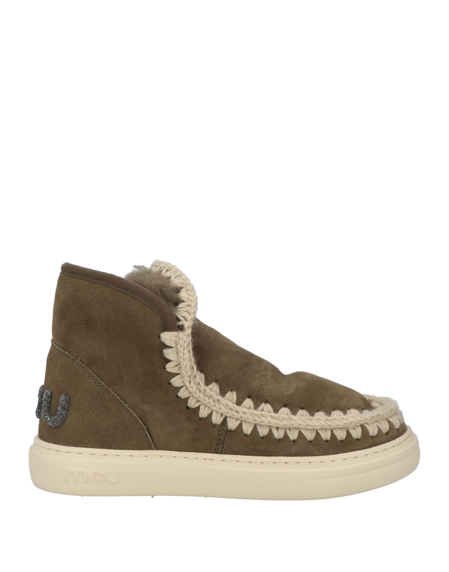 MOU Stiefelette Damen Militärgrün von MOU