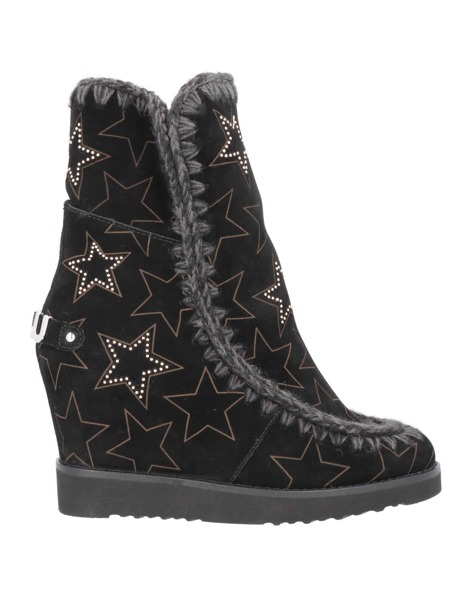 MOU Stiefelette Damen Schwarz von MOU