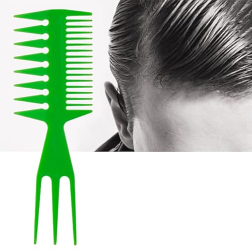 MOUMOUTEN Breiter Kamm, Herrenfriseur Stylingkamm für Frauen Verringert Haarbruch von langem, nassem oder lockigem Haar (Grün) von MOUMOUTEN