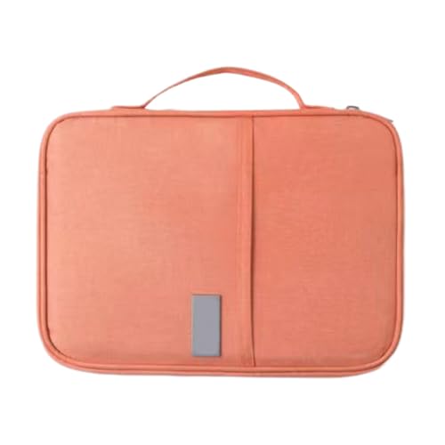 MOUMOUTEN Passport Wallet Holder, Waterproof Protective Cover Travel Pouch Passport Holder for Women and Men with Several Compartments for Cards and Money (Orange L) von MOUMOUTEN