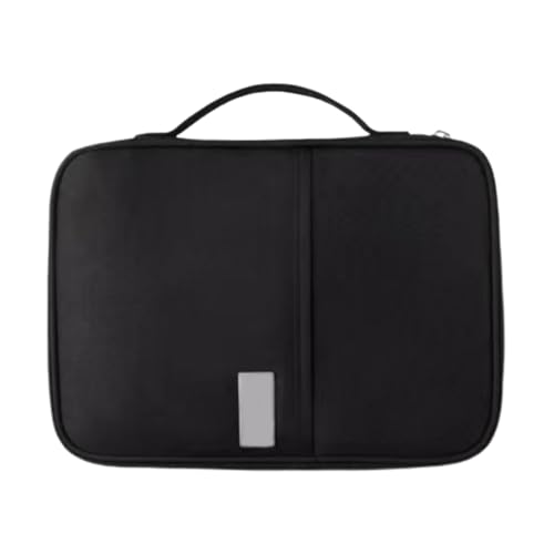 MOUMOUTEN Passport Wallet Holder, Waterproof Protective Cover Travel Pouch Passport Holder für Frauen und Männer mit Mehreren Fächern für Karten und Geld (Schwarz L) von MOUMOUTEN