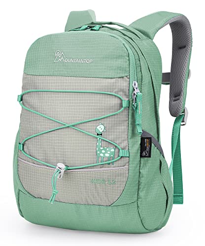 MOUNTAINTOP Kinderrucksack Kindergartenrucksack Jungen Mädchen Kleiner Tagesrucksack Schulrucksack Kindertasche 3-7 Jahren (6341-Grün) von MOUNTAINTOP