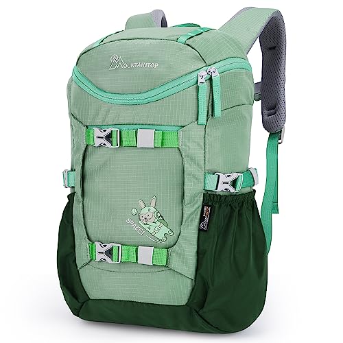 MOUNTAINTOP Kinderrucksack Mädchen Jungen Rucksack Kinder Schulrucksack Mädchen Jungen Schultasche für Schule Wander, 18L von MOUNTAINTOP