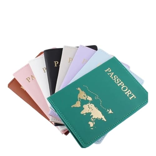MOVDARL Kartenpärchen Reisepasshülle Brief Damen Herren Reise Hochzeit Reisepass Hülle Halter Reiseetui CH43, OLIVEGREEN, Einheitsgröße von MOVDARL