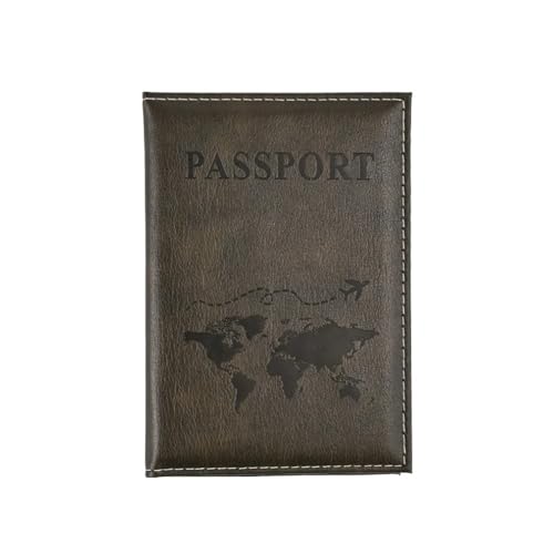 MOVDARL Reisepasshülle für Damen und Herren, Leder, Rosa, niedlich, Reisepasshülle, Geldbörse, Mädchen, Reisepasshülle, OLIVEGREEN, Einheitsgröße von MOVDARL