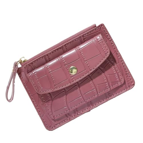 Modische Damen-Geldbörse mit Reißverschlussfach, Münztasche, Clutch, PU-Leder, Münzgeldbörse, mehrere Karten, Kartenhalter, kleine Geldbörse, rot, Einheitsgröße Modische Damen-Geldbörse mit Reißverschlussfach, Münztasche, Clutch, PU-Leder, Münzgeldbörse, mehrere Karten, Kartenhalter, kleine Geldbörse, rot, Einheitsgröße von MOVDARL