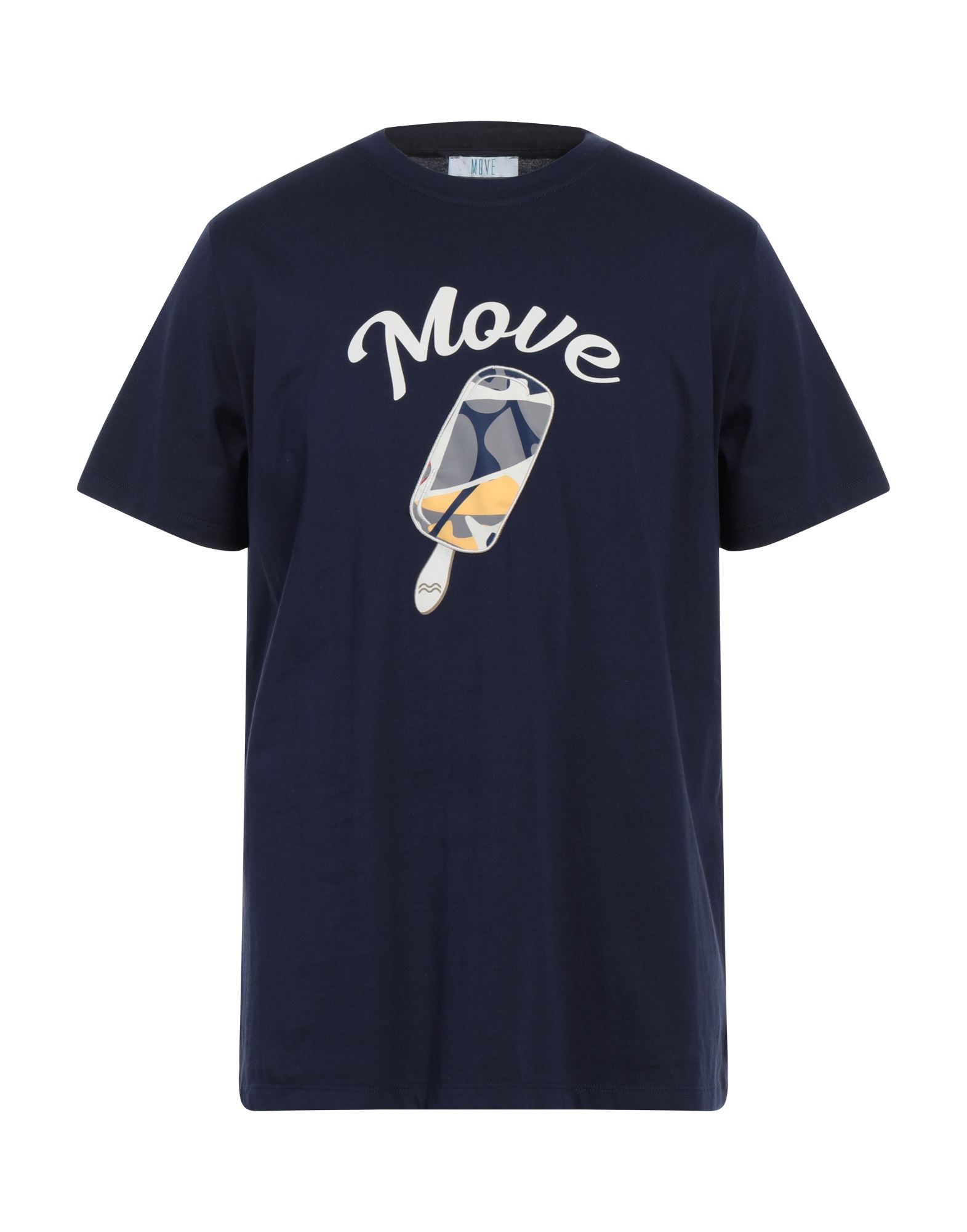 MOVE BE DIFFERENT T-shirts Herren Marineblau von MOVE BE DIFFERENT