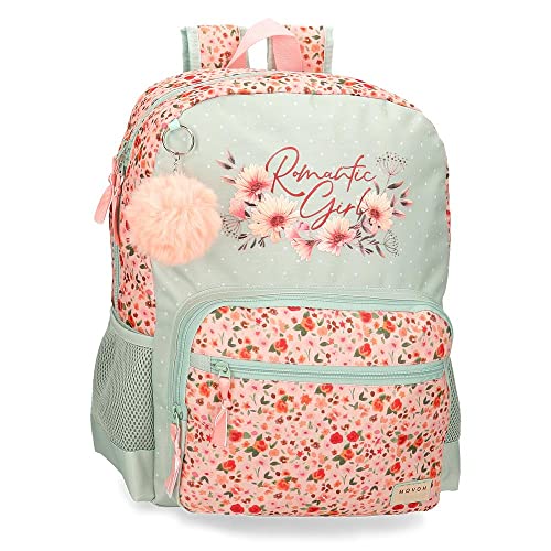 Movom Romantic Girl Multicolor Schulrucksack 31x42x13 cm Polyester 16.93L von MOVOM