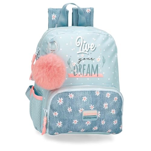 Movom Live Your Dreams Rucksack, Grün, 23 x 28 x 10 cm, Polyester von Joumma Bags, grün, Wanderrucksack von MOVOM