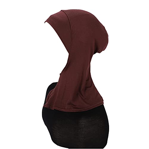 MOWEN Frauen Hijab Muslimischer Schal Turban Elastischer Schweiß Absorbierender Baumwollschlauch Kappe Frauen Geschenke von MOWEN