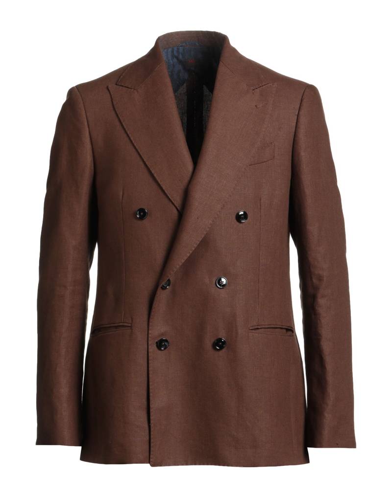 MP MASSIMO PIOMBO Blazer Herren Schokobraun von MP MASSIMO PIOMBO