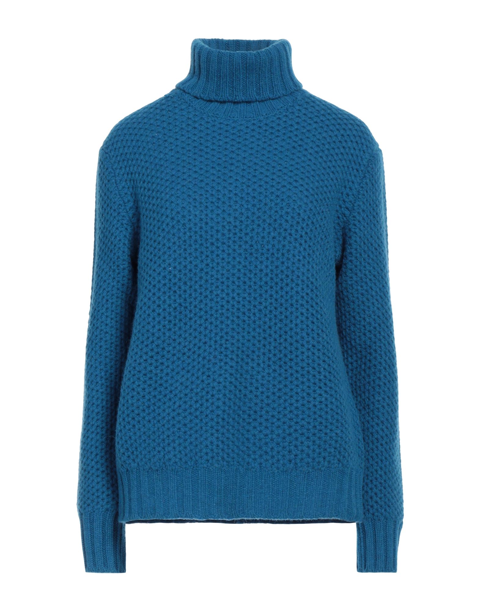 MP MASSIMO PIOMBO Rollkragenpullover Damen Blau MP MASSIMO PIOMBO Rollkragenpullover Damen Blau von MP MASSIMO PIOMBO