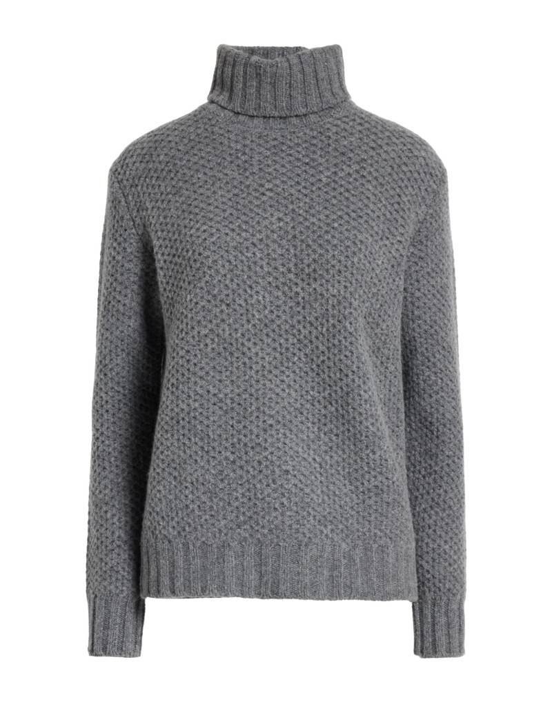 MP MASSIMO PIOMBO Rollkragenpullover Damen Grau von MP MASSIMO PIOMBO