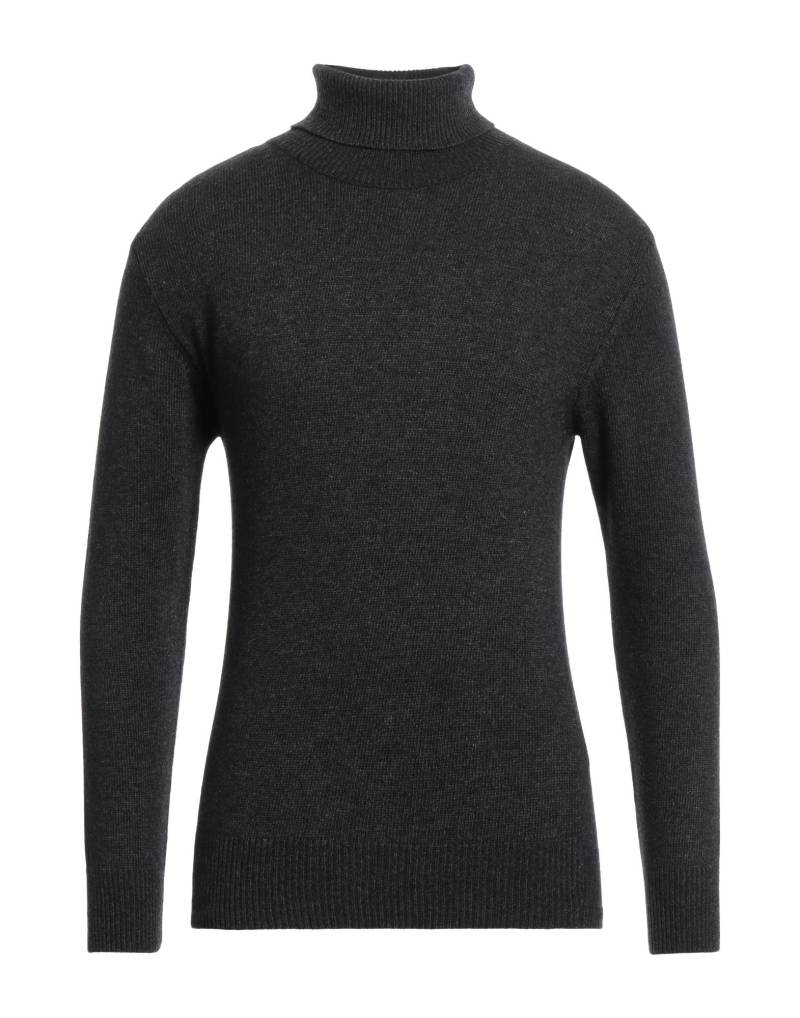 MP MASSIMO PIOMBO Rollkragenpullover Herren Braungrau von MP MASSIMO PIOMBO