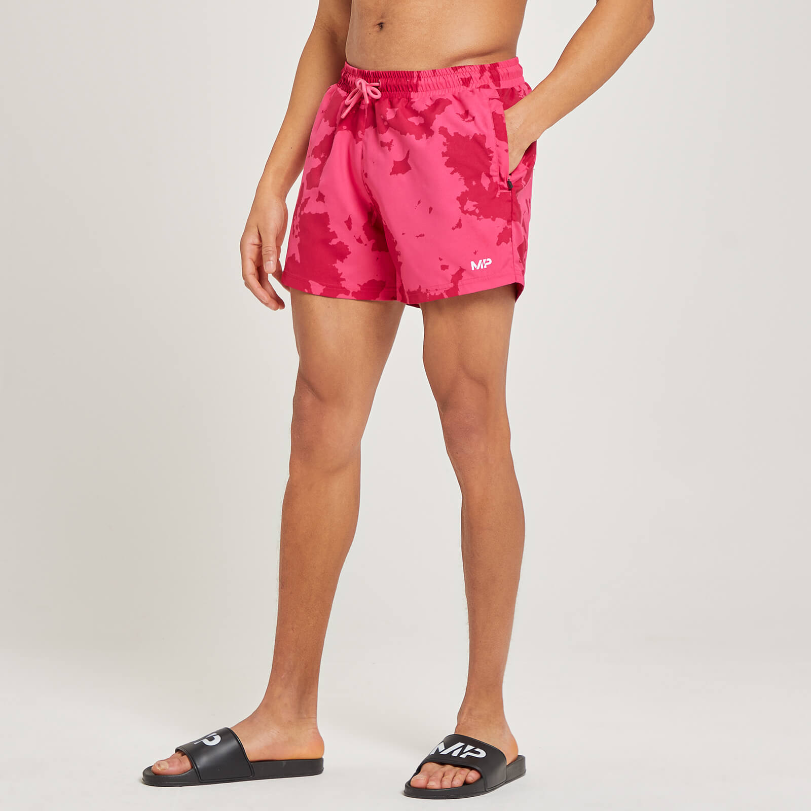 MP Herren Atlantic Bedruckte Badeshorts — Magenta - L von MP