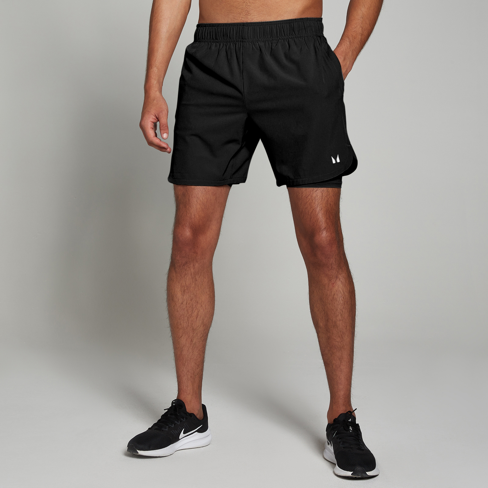 MP Men's 2-in-1 Training Shorts - Black - L von MP