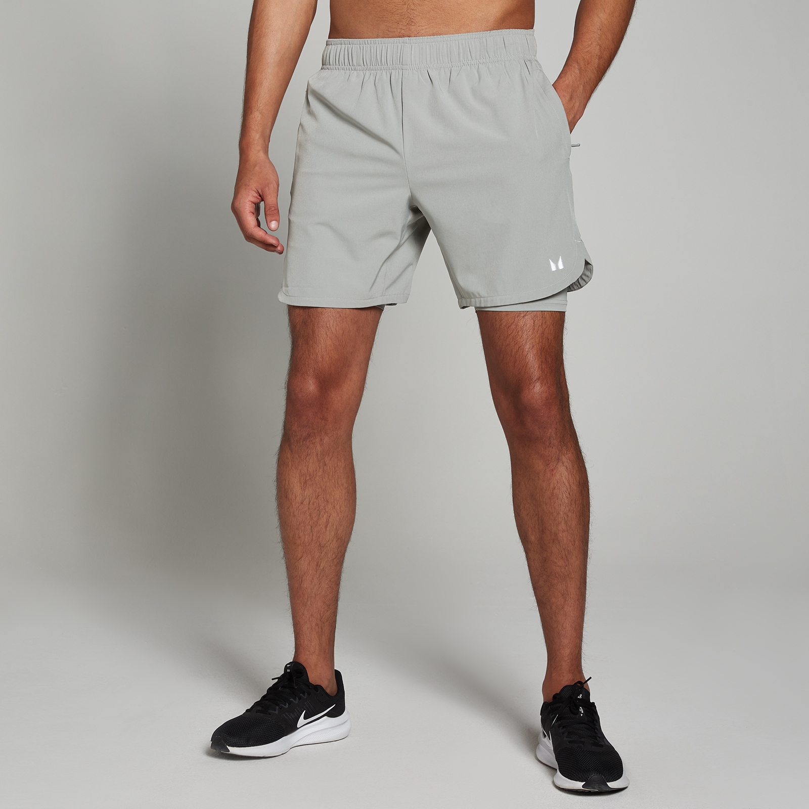 MP Men's 2-in-1 Training Shorts - Storm - L von MP