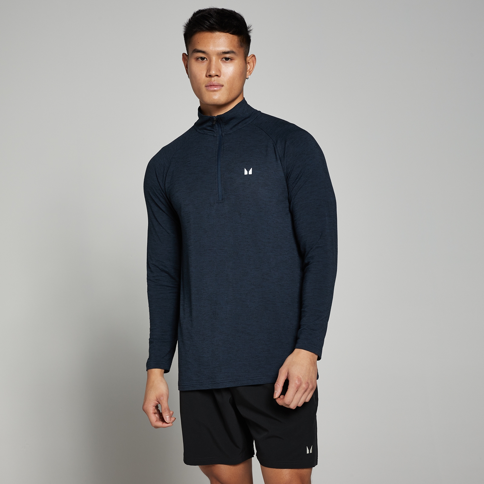 MP Men's Performance 1/4 Zip - Navy Marl - M von MP