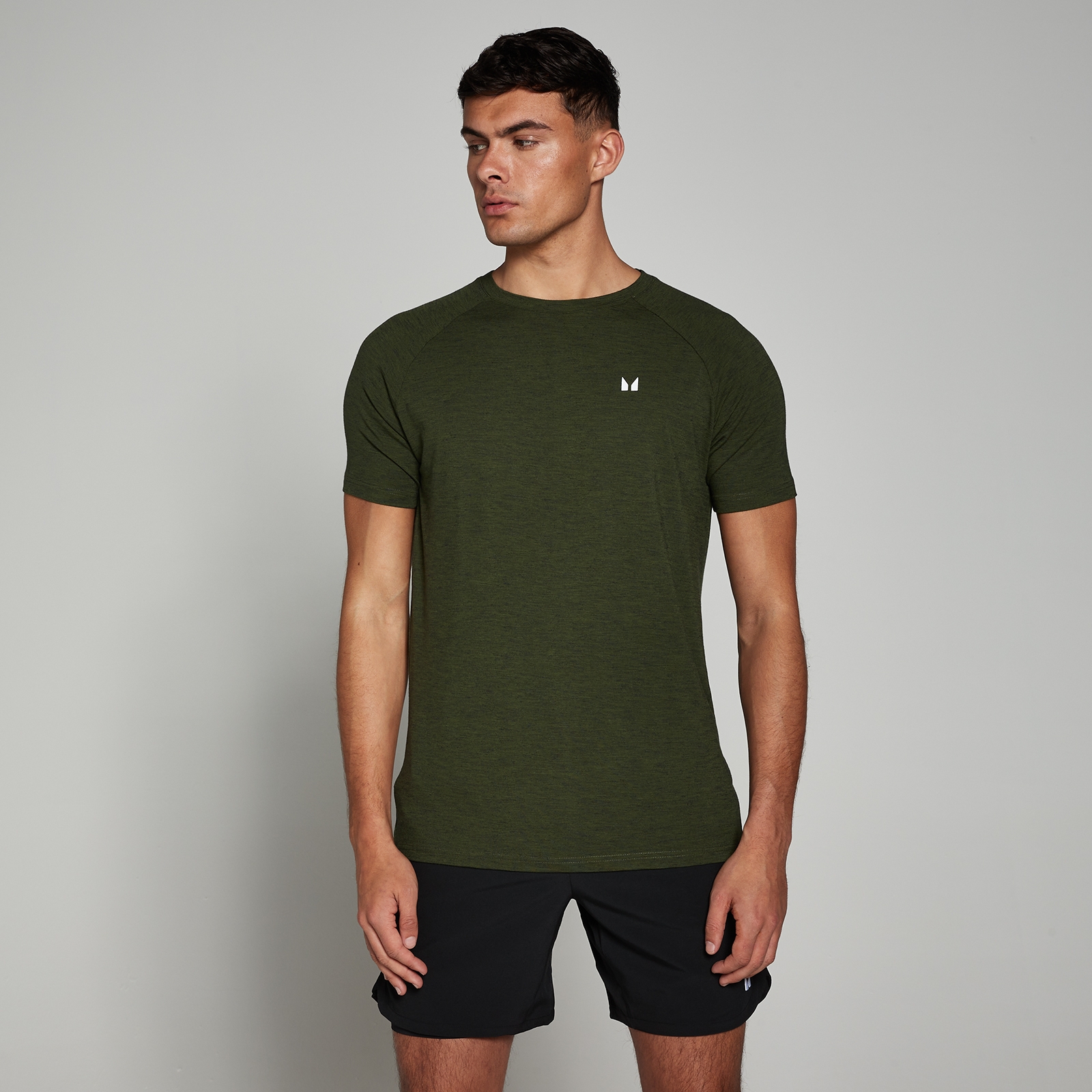 MP Men's Performance Short Sleeve T-Shirt - Army Green Marl - L von MP