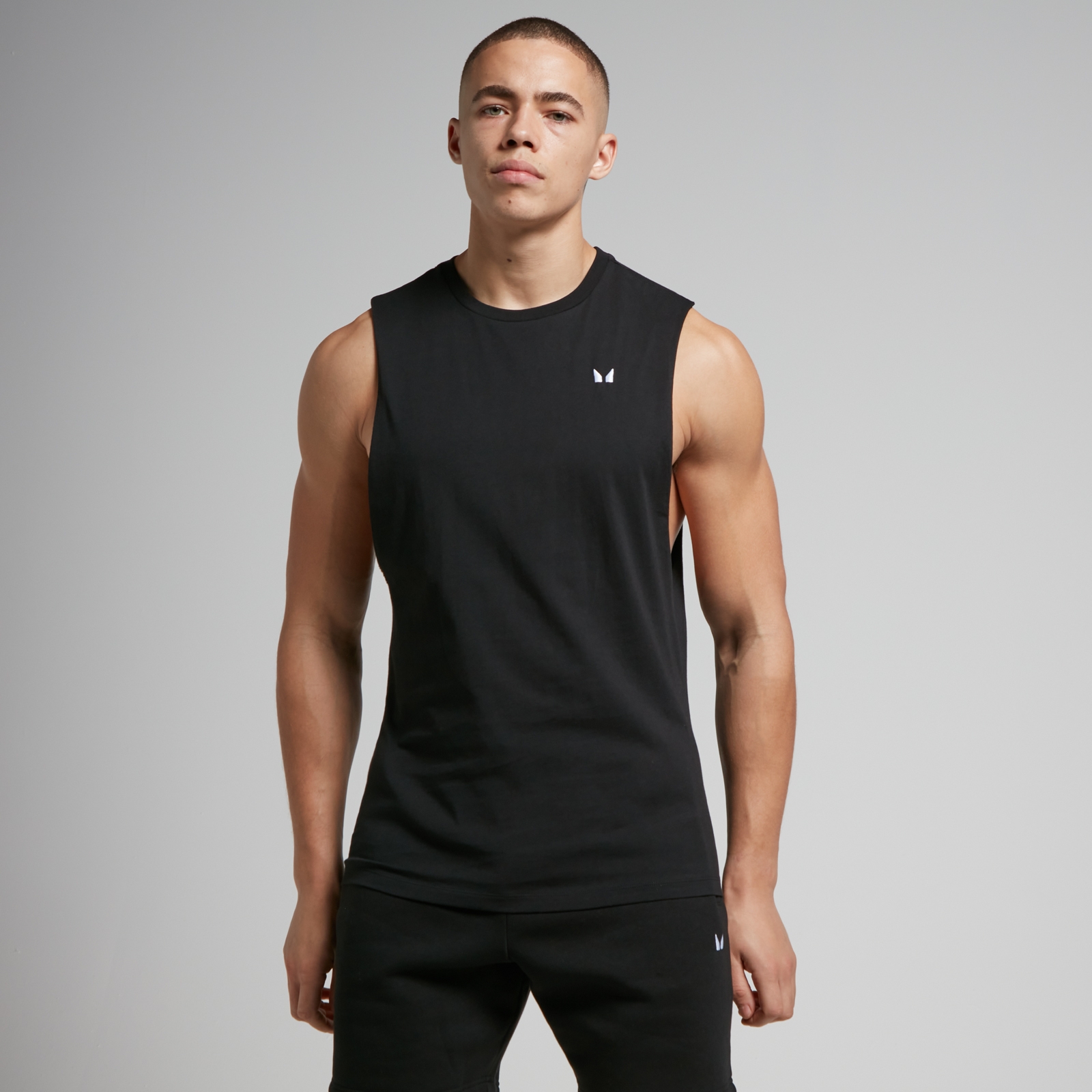 MP Men's Rest Day Drop Armhole Tank Top - Black - XS von MP