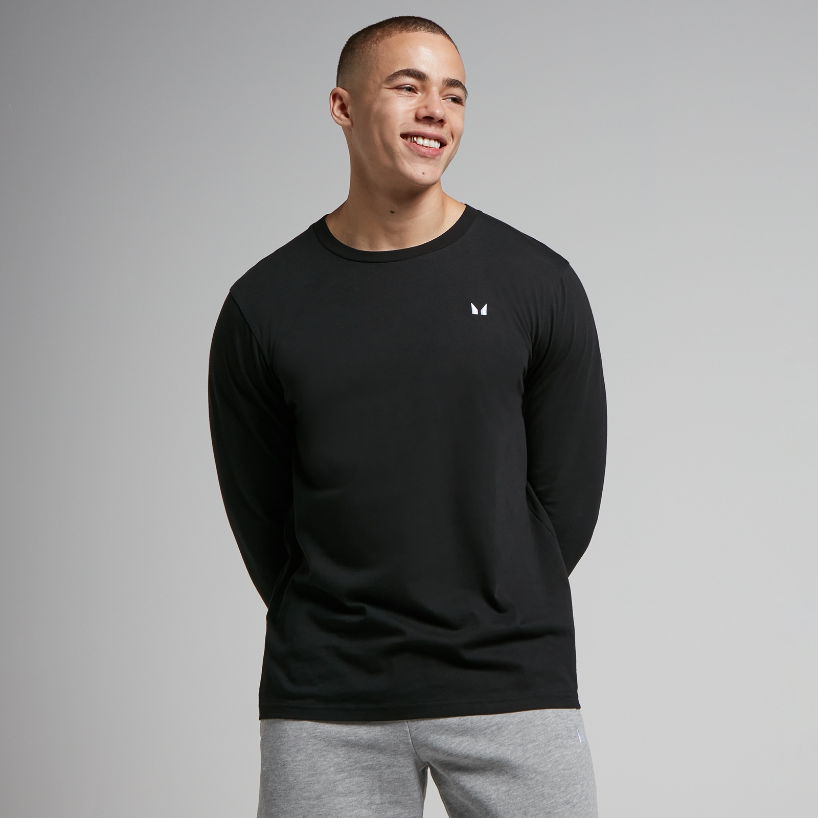 MP Men's Rest Day Long Sleeve Top - Black - L von MP