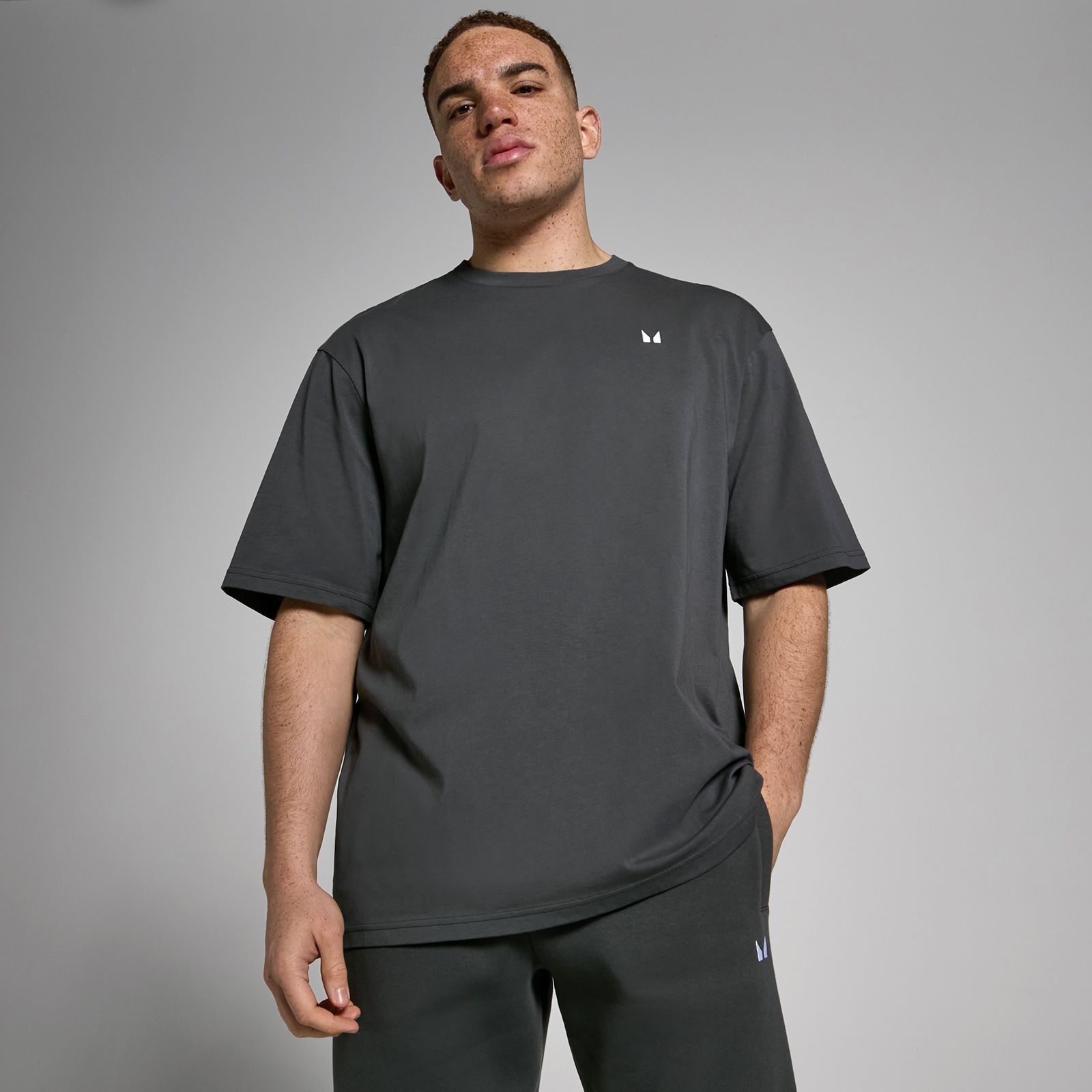 MP Men's Rest Day Oversized T-Shirt - Dark Shadow - XS von MP