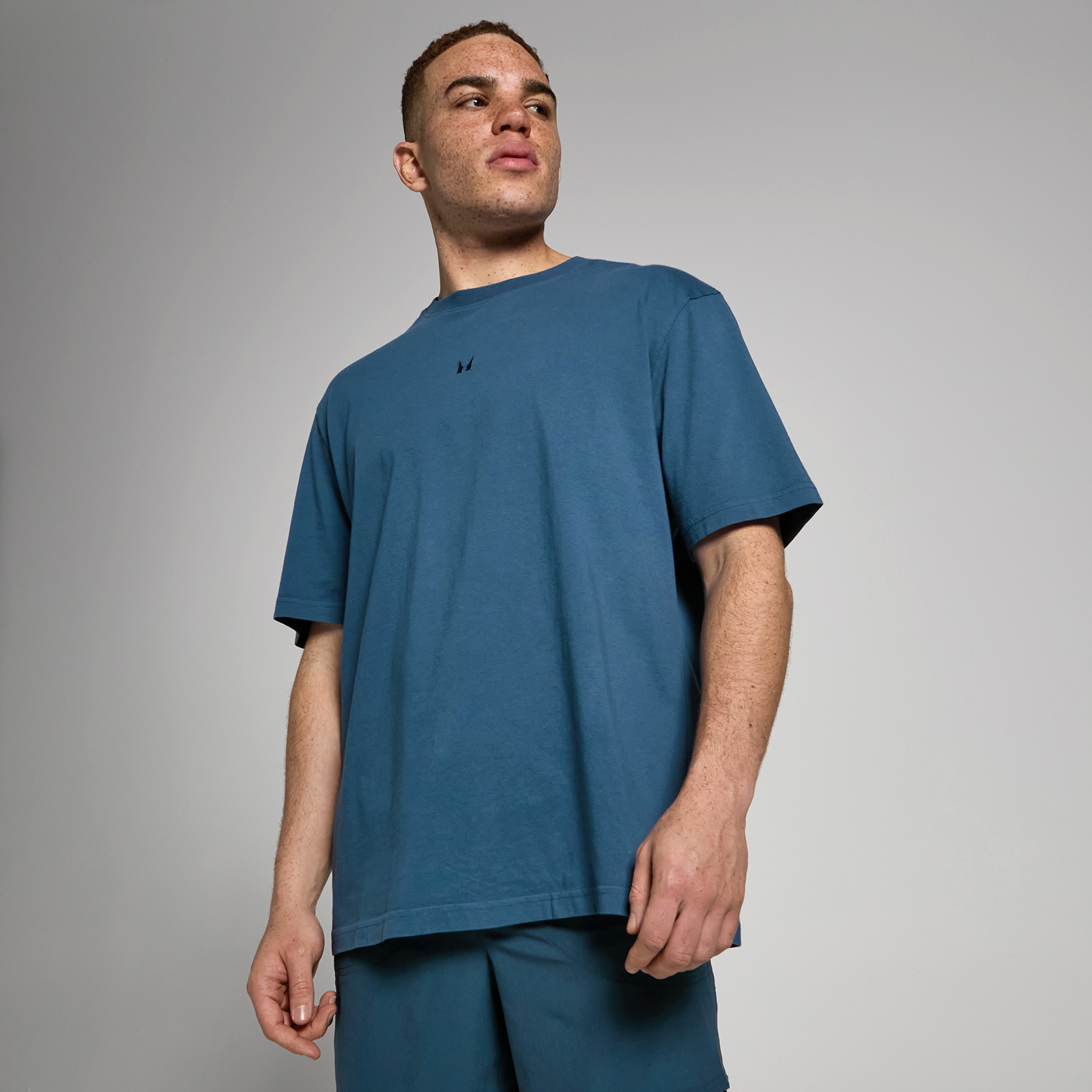 MP Men's Tempo Oversized Washed T-Shirt - Washed Navy - M von MP