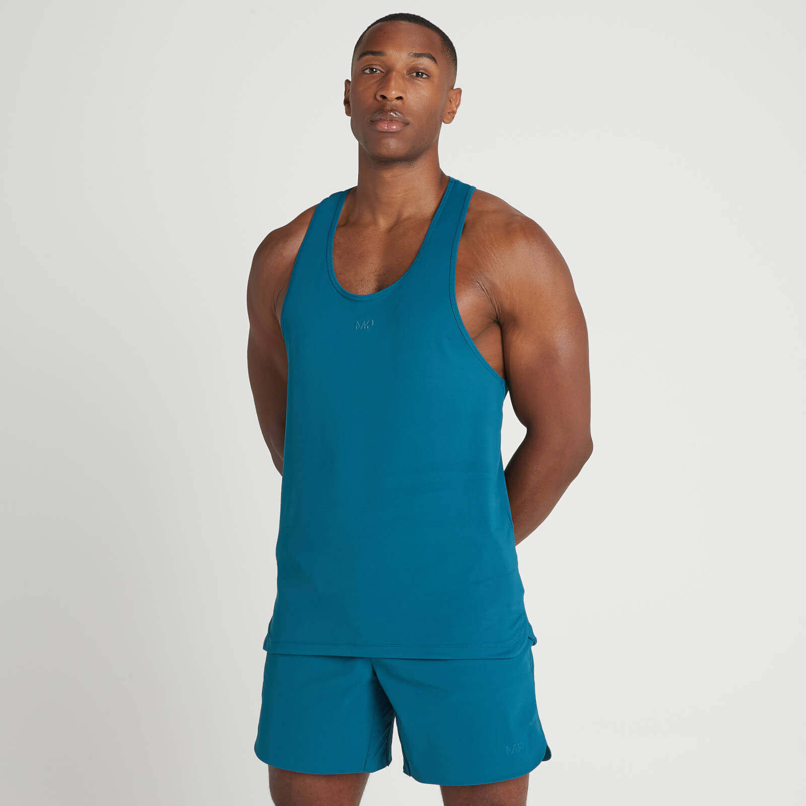 MP Men's Tempo Ultra Stringer Vest - Deep Lake - XS von MP