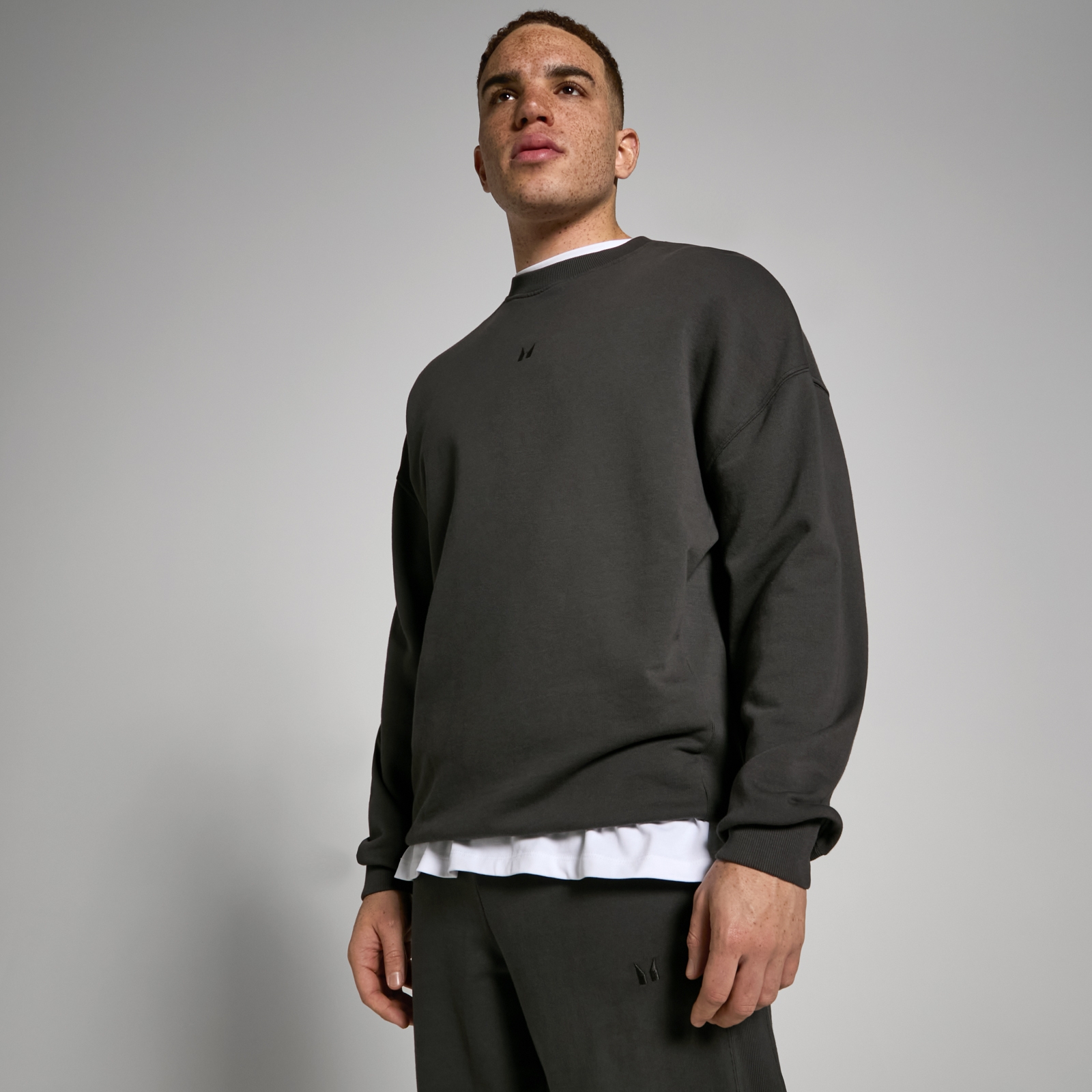 MP Men's Tempo Washed Sweatshirt - Washed Black - L von MP