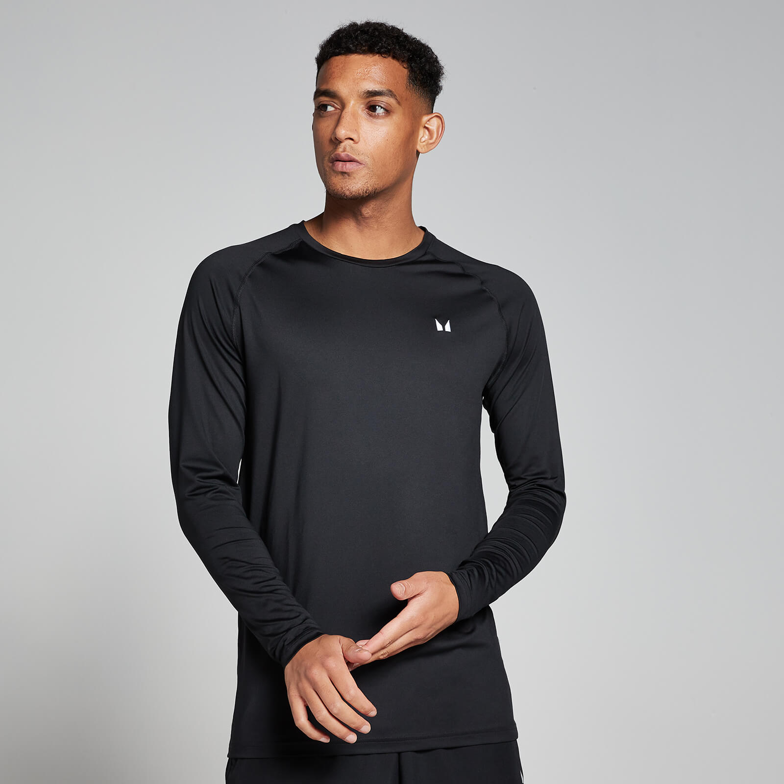 MP Men's Training Long Sleeve T-Shirt - Black - L von MP