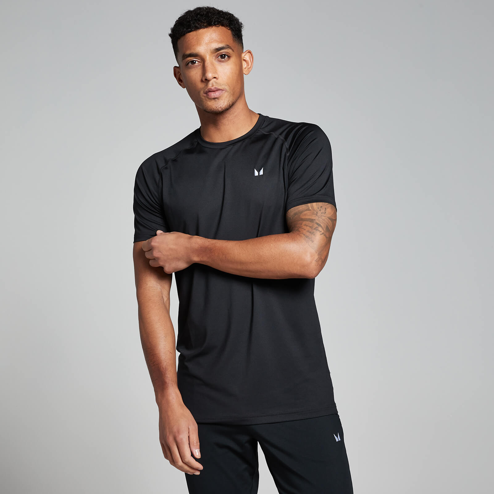 MP Men's Training Short Sleeve T-Shirt - Black - L von MP