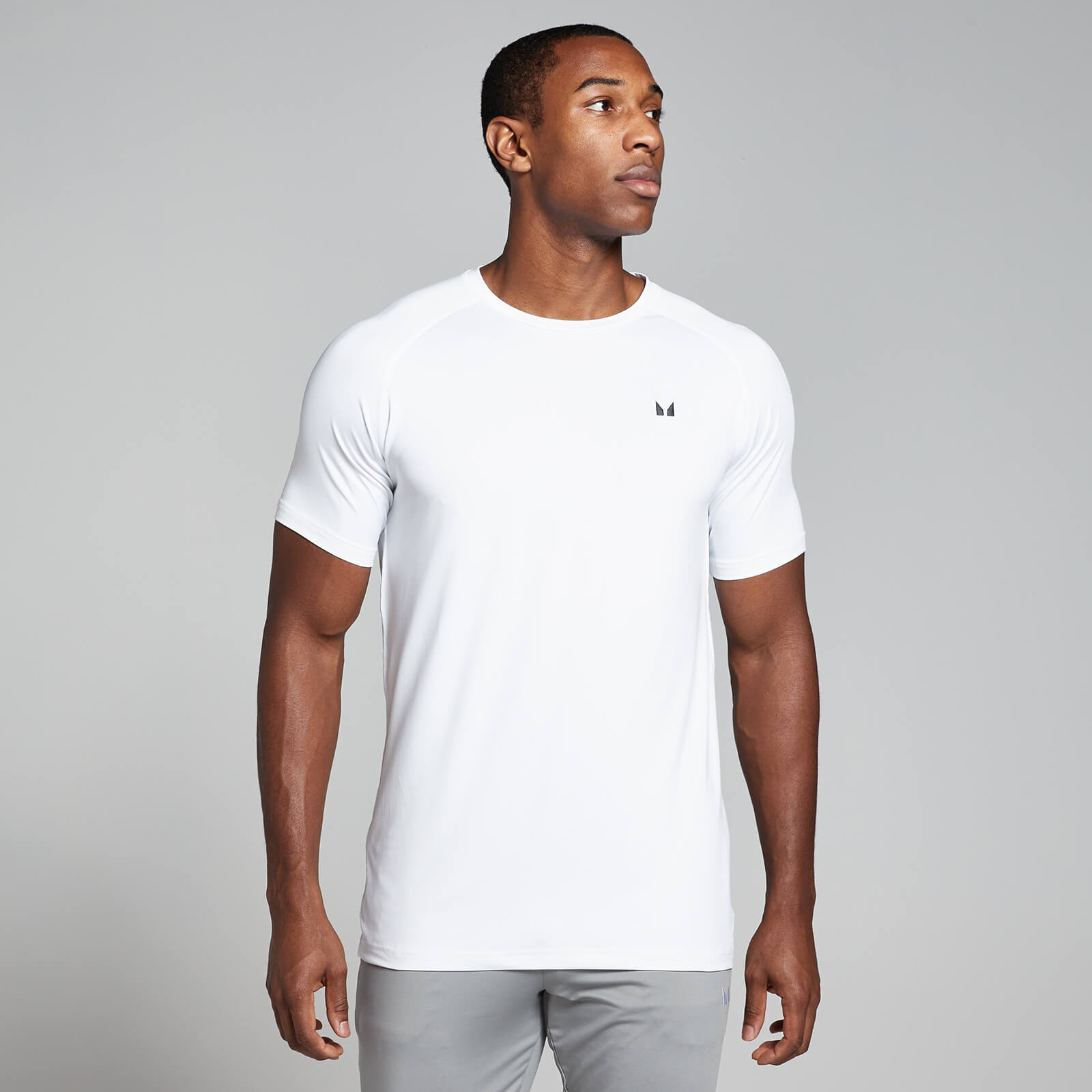 MP Men's Training Short Sleeve T-Shirt - White - S von MP