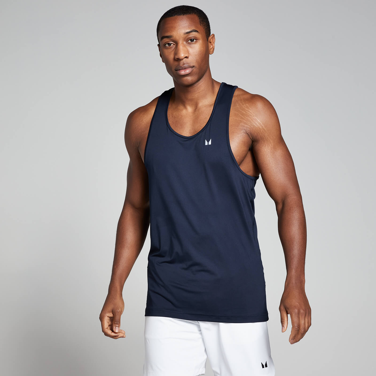 MP Men's Training Stringer Vest - Navy - L von MP