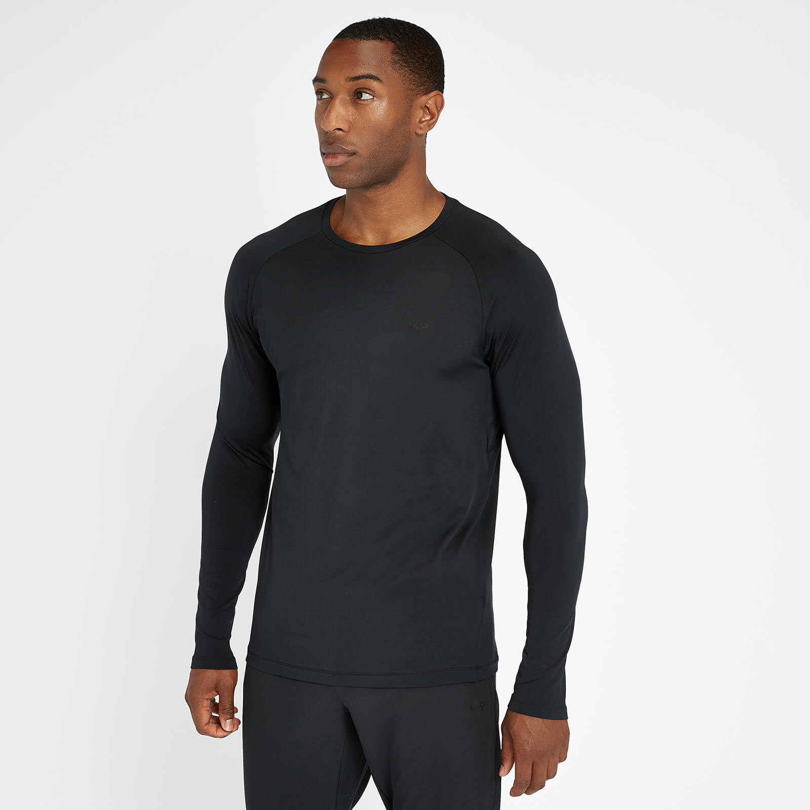 MP Men's Training Ultra Long Sleeve Top - Black - XS von MP