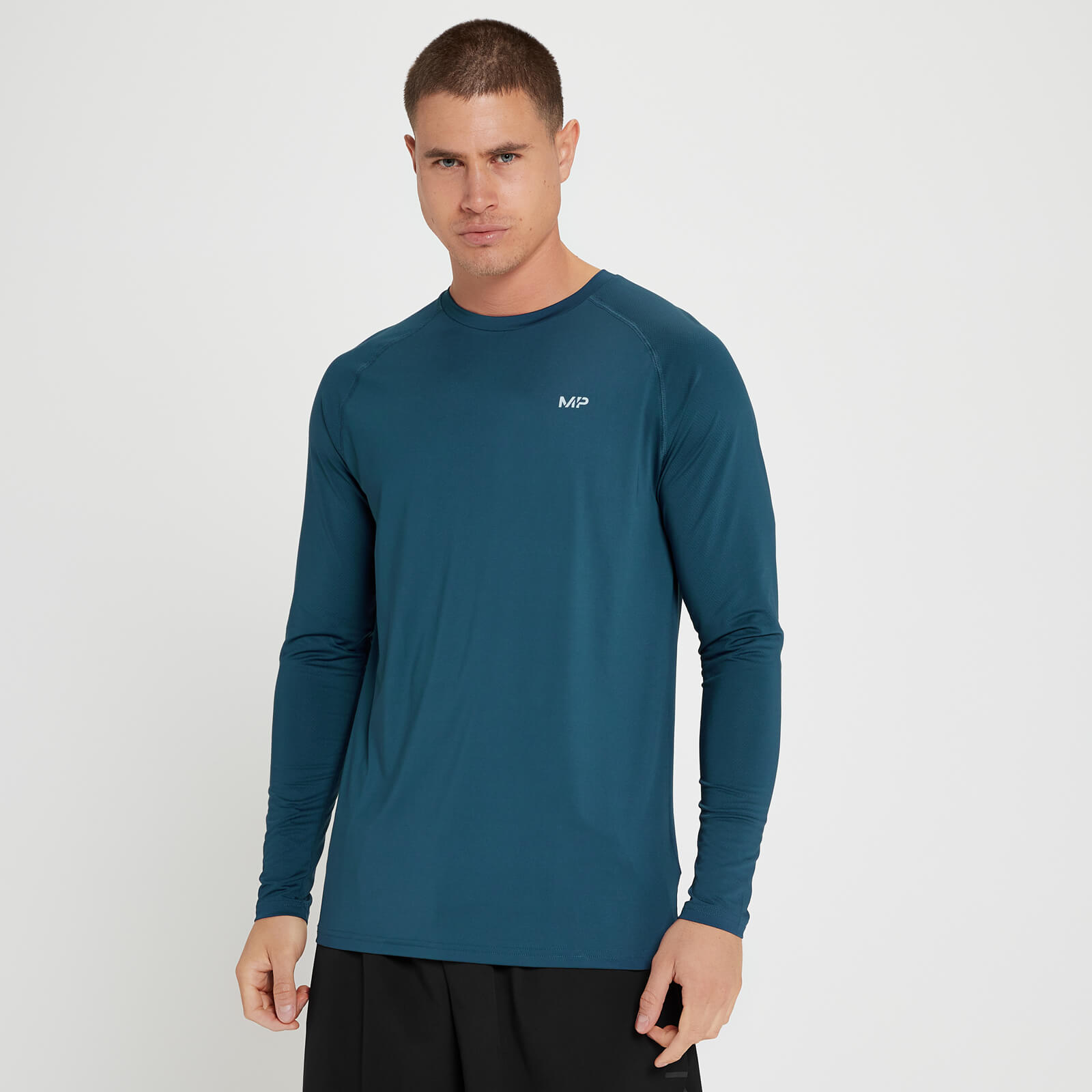 MP Men's Velocity Long Sleeve T-Shirt - Blue Wing Teal - L von MP