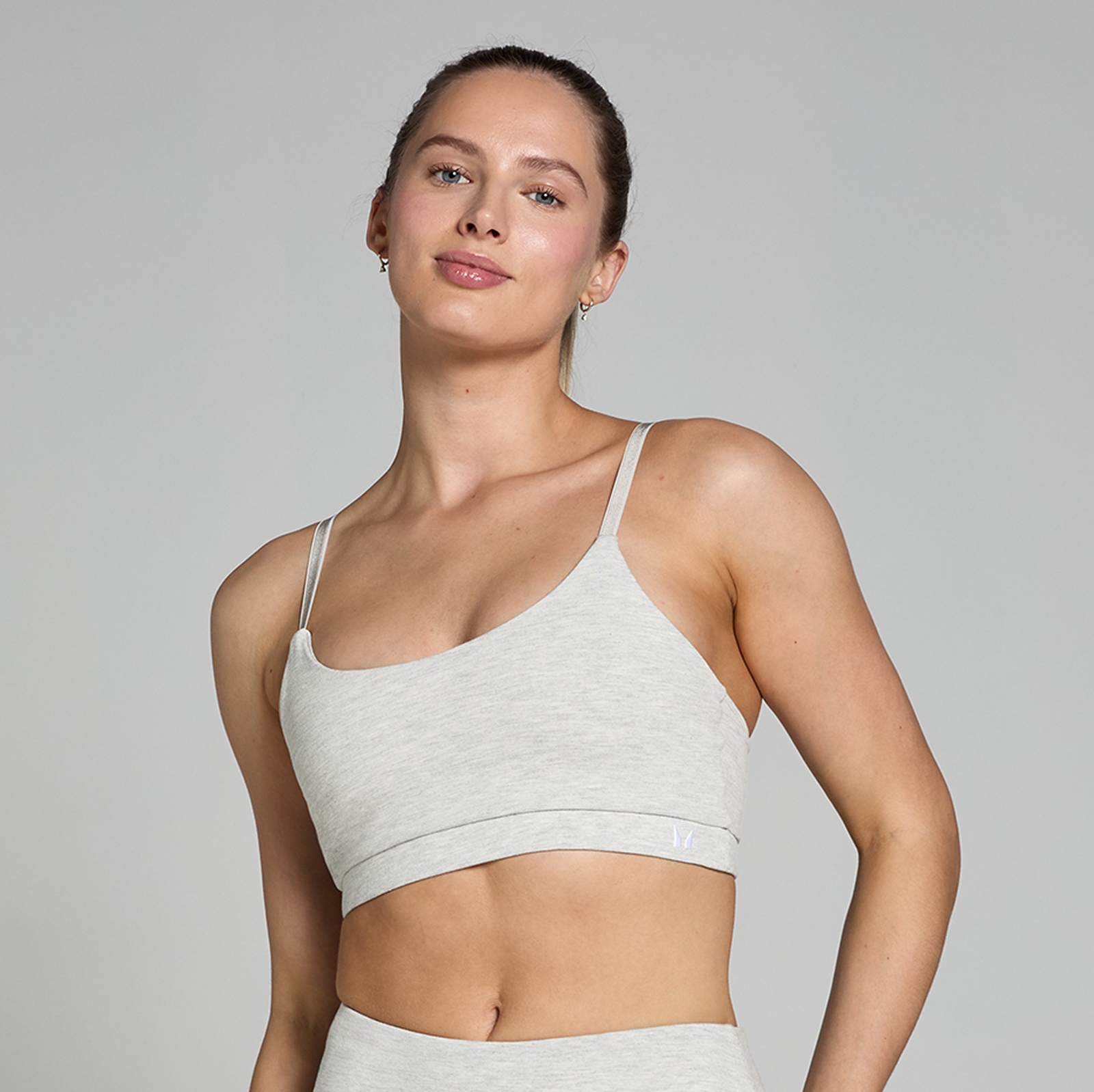 MP Women's Basic Bra - Light Grey Marl - L von MP