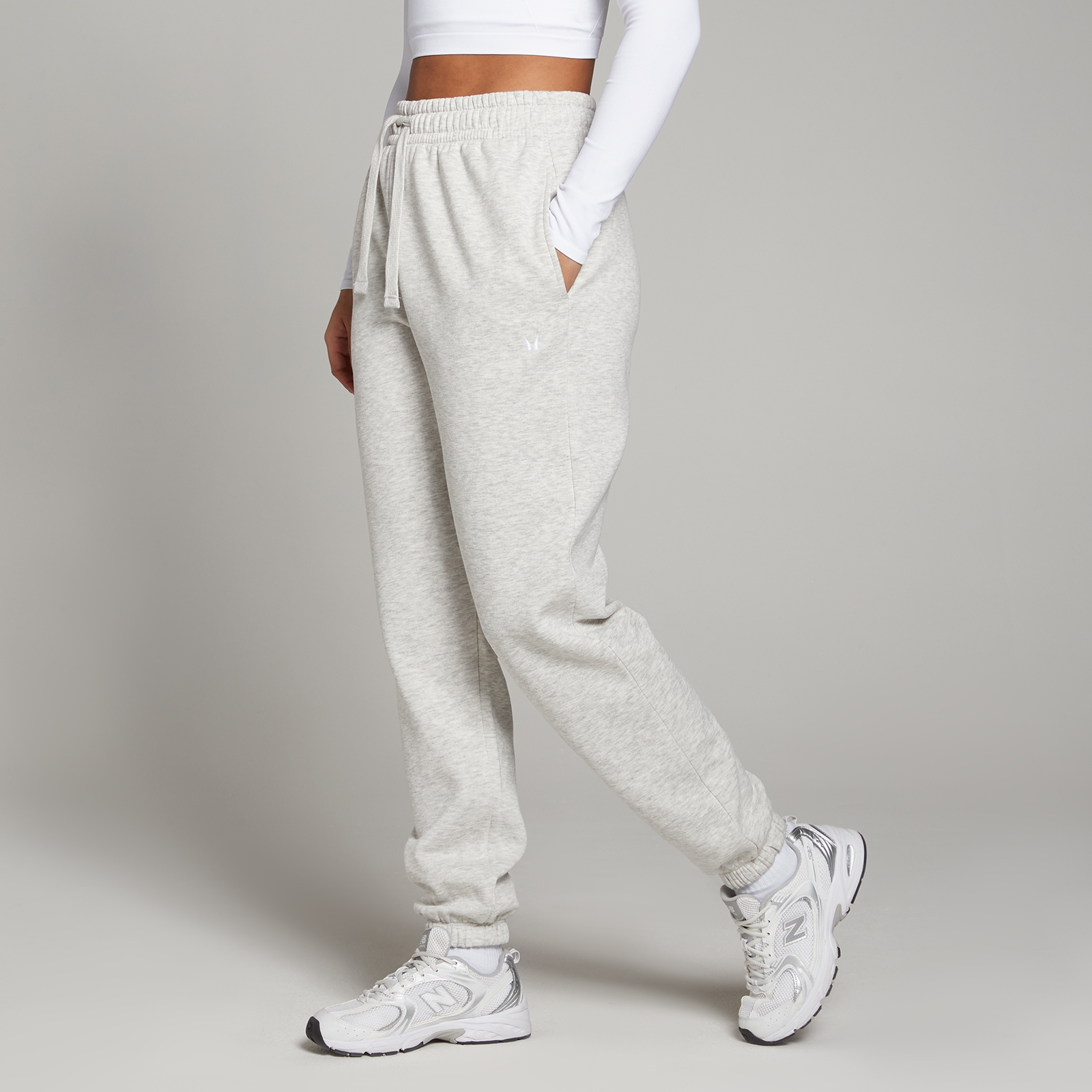 MP Women's Basics Joggers - Light Grey Marl - L von MP