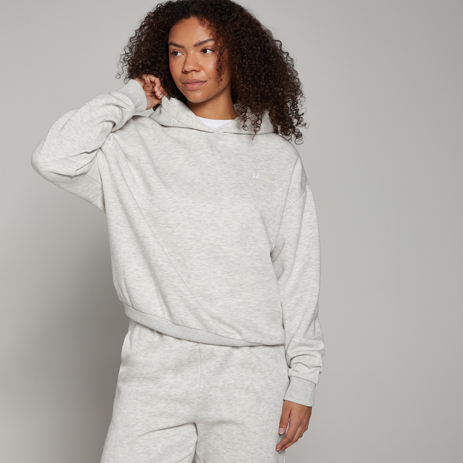 MP Women's Basics Oversized Hoodie - Light Grey Marl - M von MP