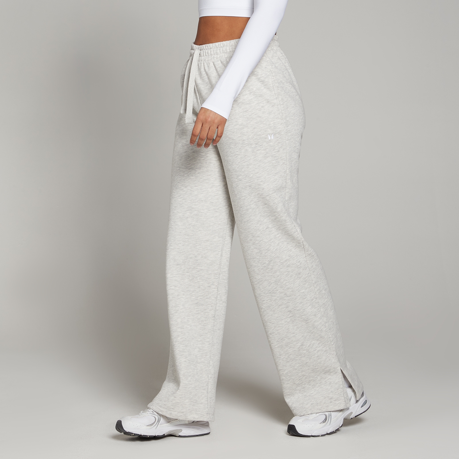 MP Women's Basics Straight Leg Joggers - Light Grey Marl - L von MP