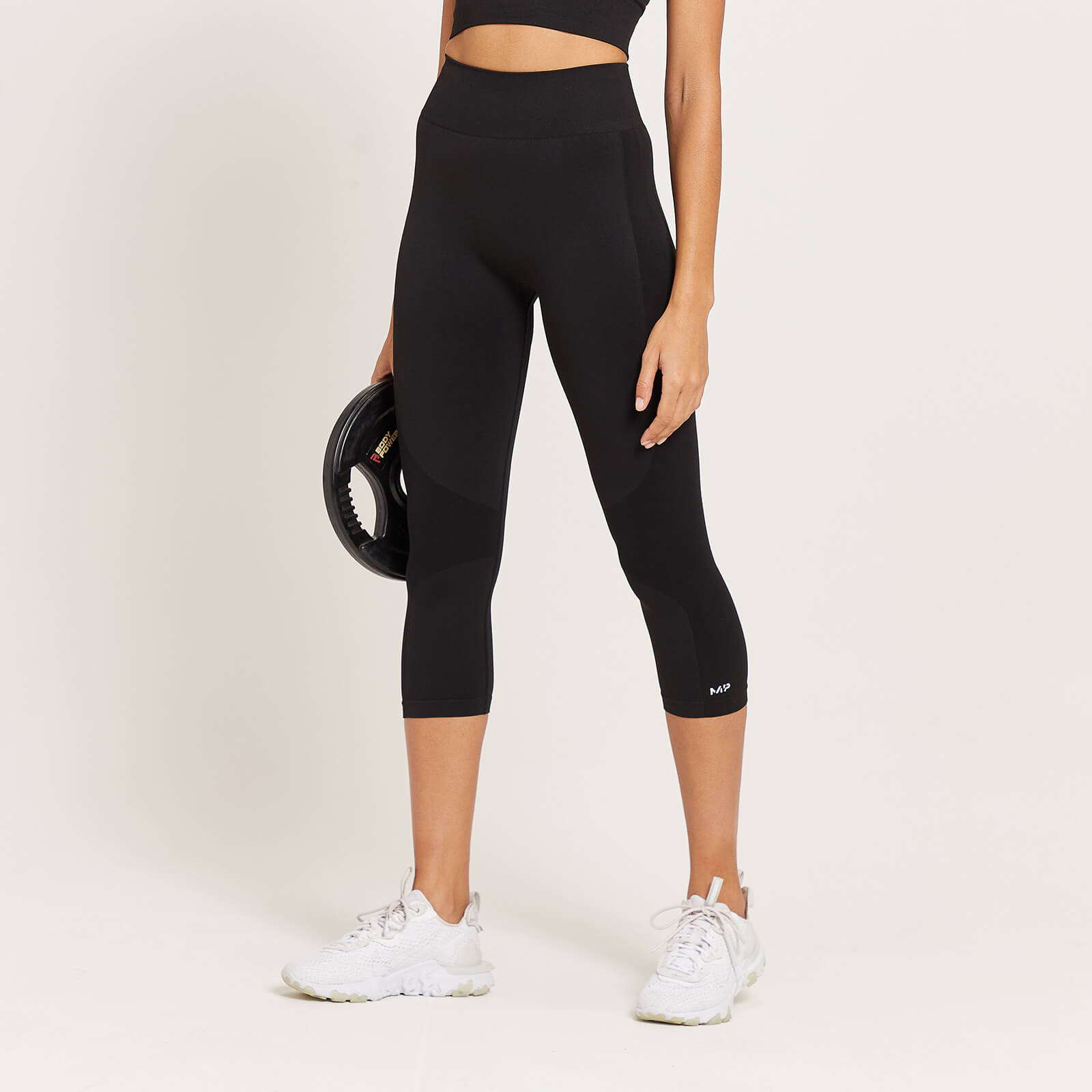 MP Curve 3/4-Leggings mit hoher Taille für Damen - Schwarz - S von MP