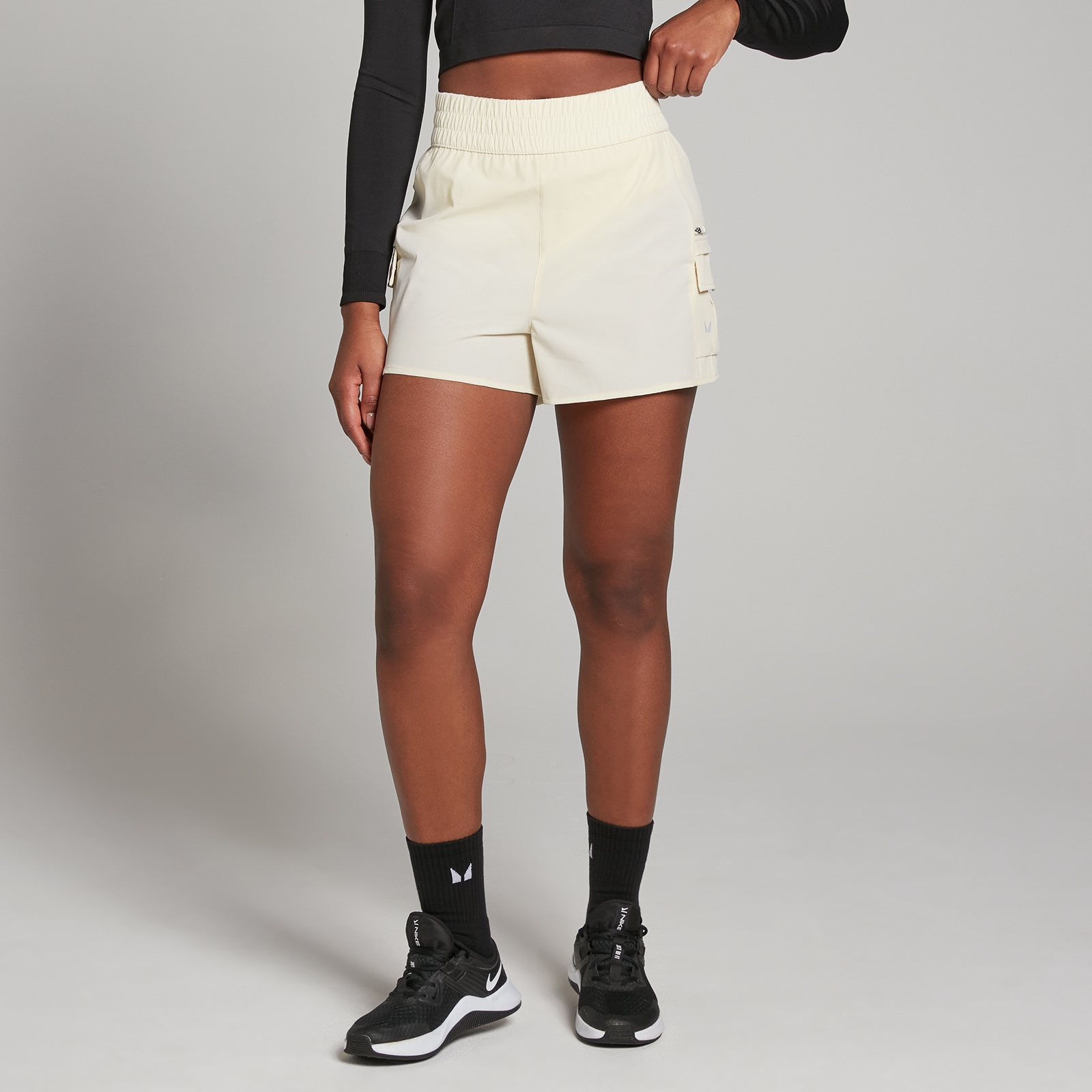 MP Women's Double Layer Shorts - Ecru - L von MP