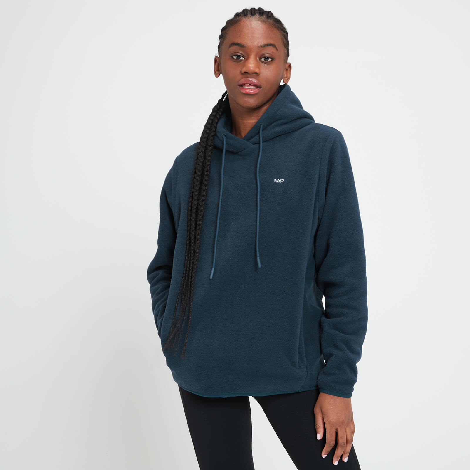 MP Women's Fleece Overhead Hoodie - Navy - XS von MP