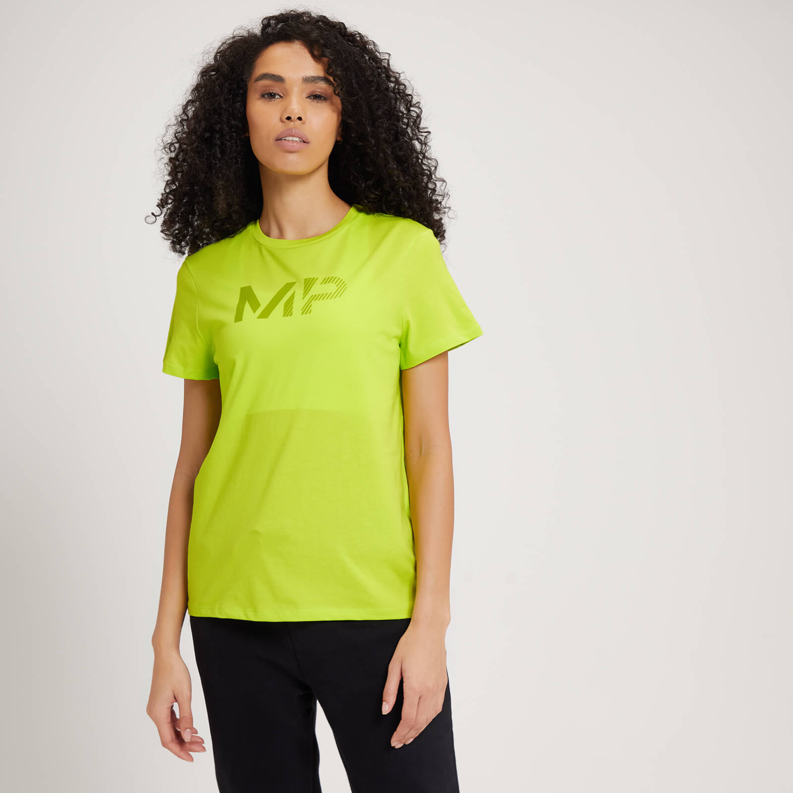 MP Damen Fade-Grafik T-Shirt — Limette - XS von MP