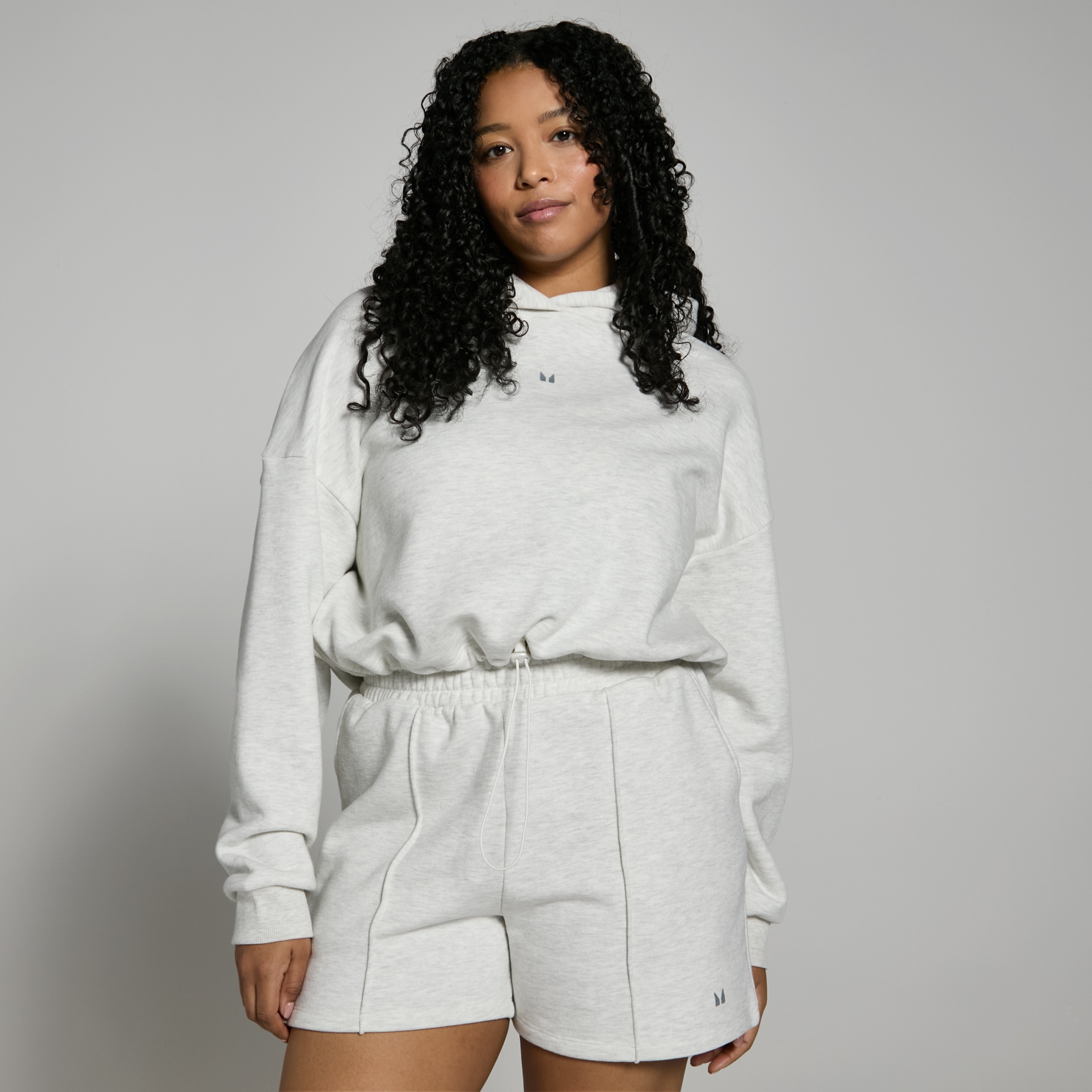 MP Women's Lifestyle Heavyweight Cropped Hoodie - Light Grey - L von MP