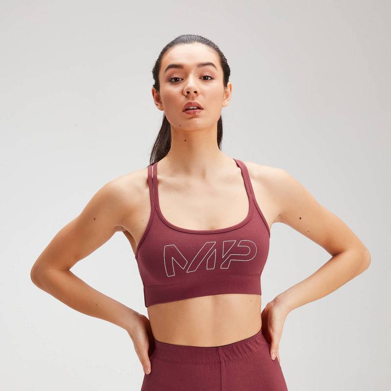 MP Damen Originals Sport-BH – Weinrot - M von MP