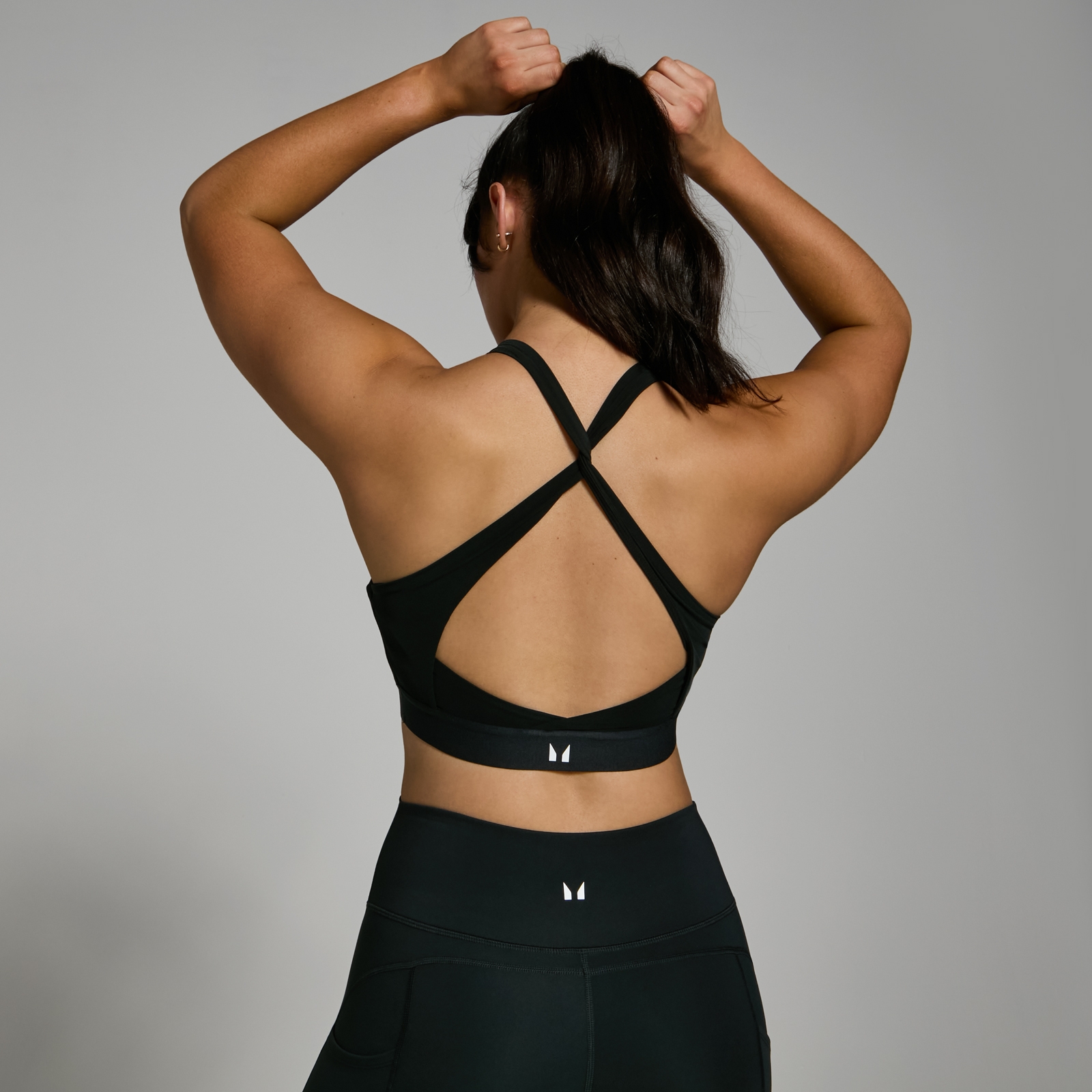 MP Women's Power Cross Back Sports Bra - Black - M von MP