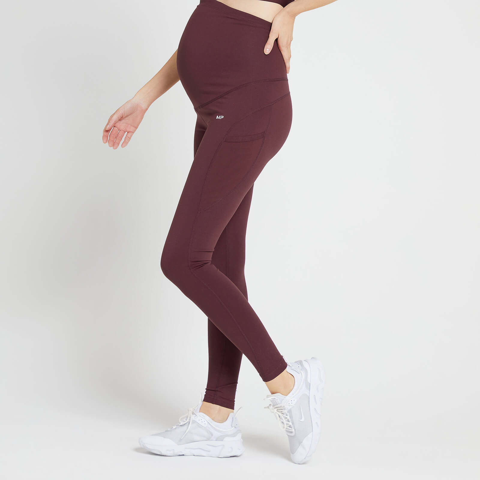 MP Power Schwangerschaftsleggings für Damen - Bordeauxrot - XS von MP