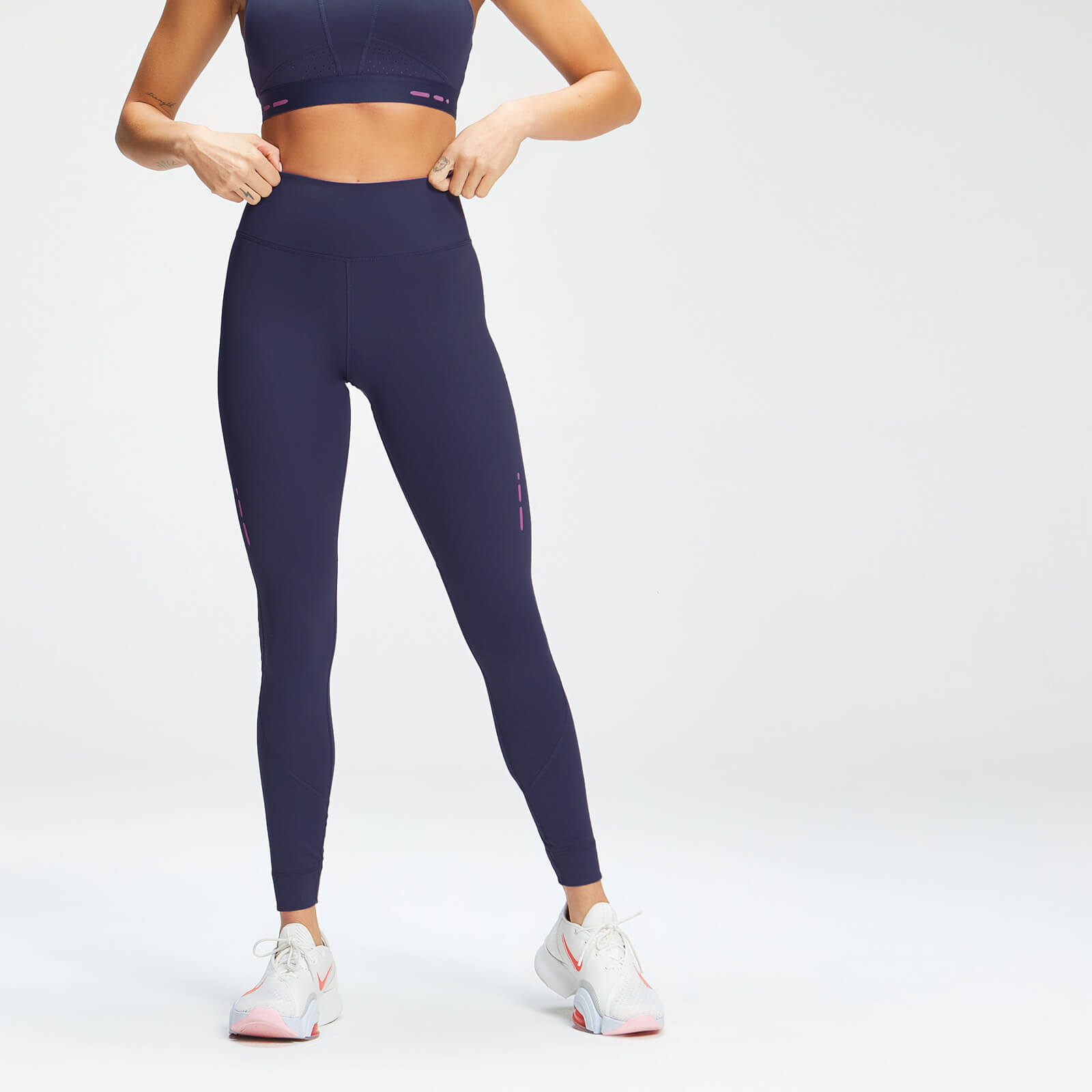 MP Damen Power Ultra Leggings — Galaxy Blau - XS von MP